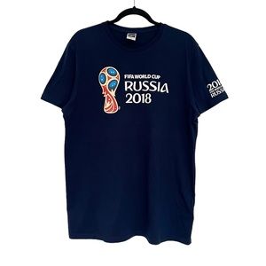 FIFA World Cup Russia 2018 navy blue t shirt